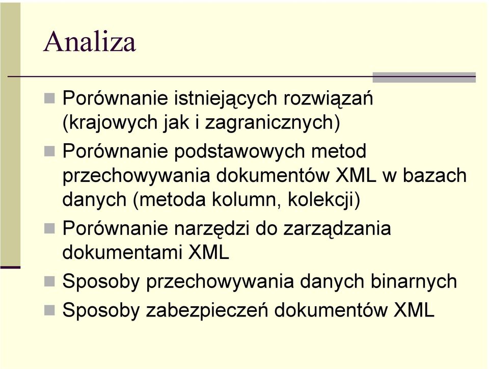 (metoda kolumn, kolekcji) Porównanie narzędzi do zarządzania dokumentami