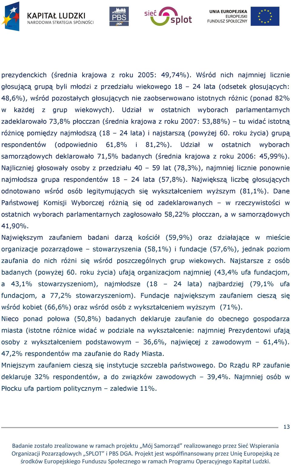 kaŝdej z grup wiekowych).