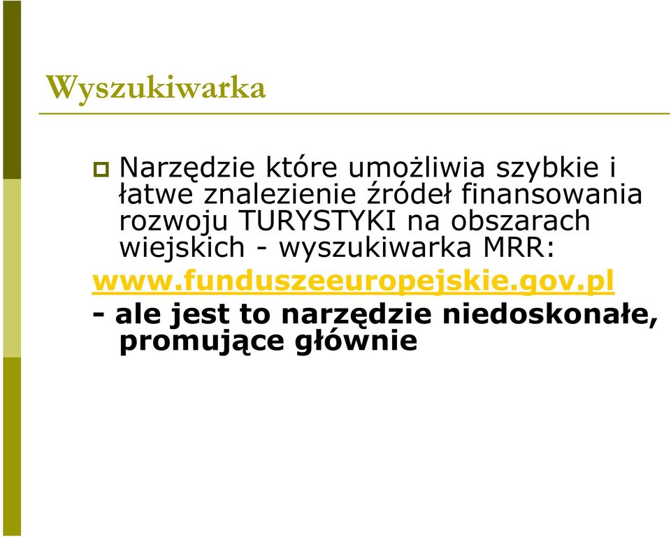 obszarach wiejskich - wyszukiwarka MRR: www.