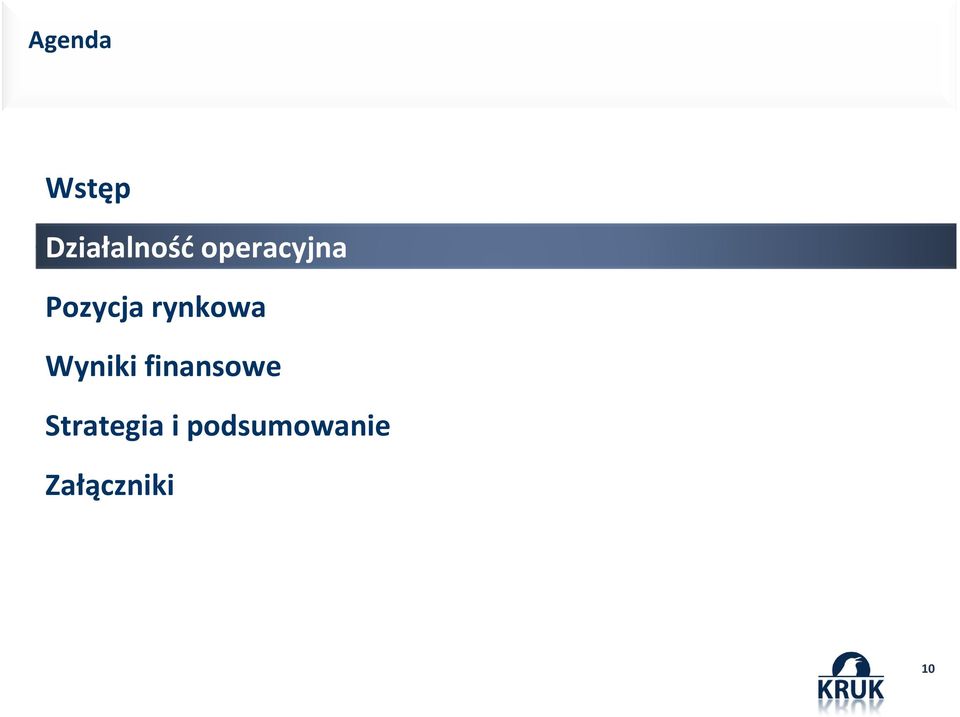 Wyniki finansowe Strategia