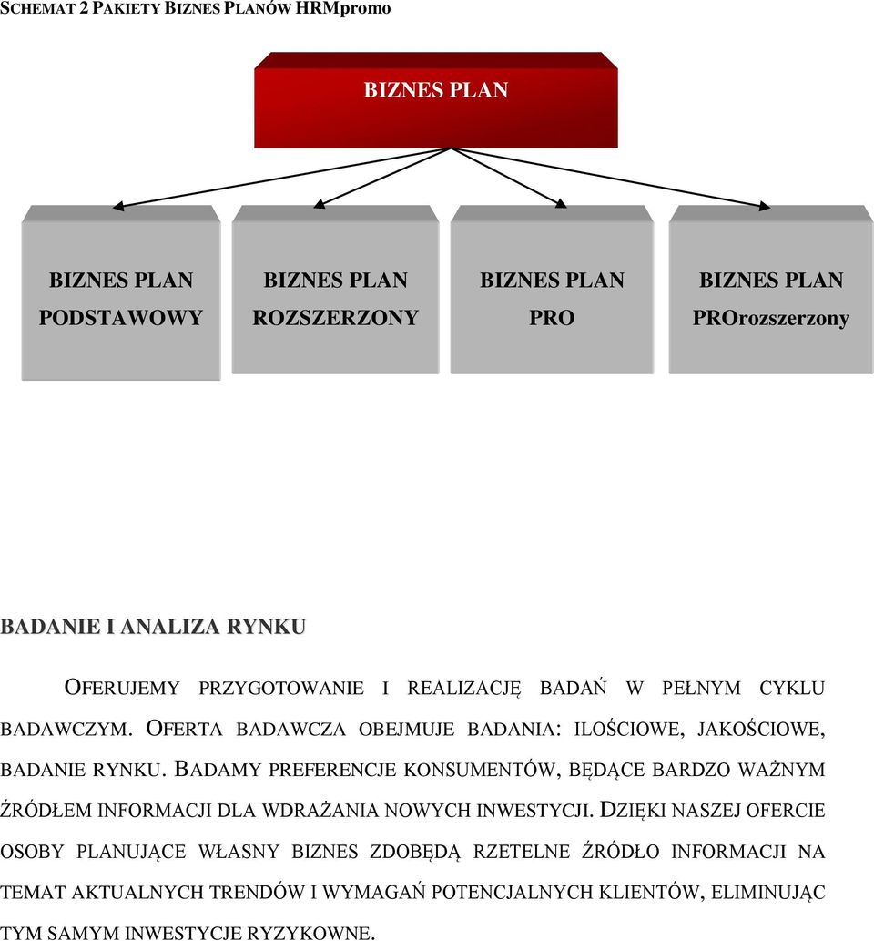 OFERTA BADAWCZA OBEJMUJE BADANIA: ILOŚCIOWE, JAKOŚCIOWE, BADANIE RYNKU.