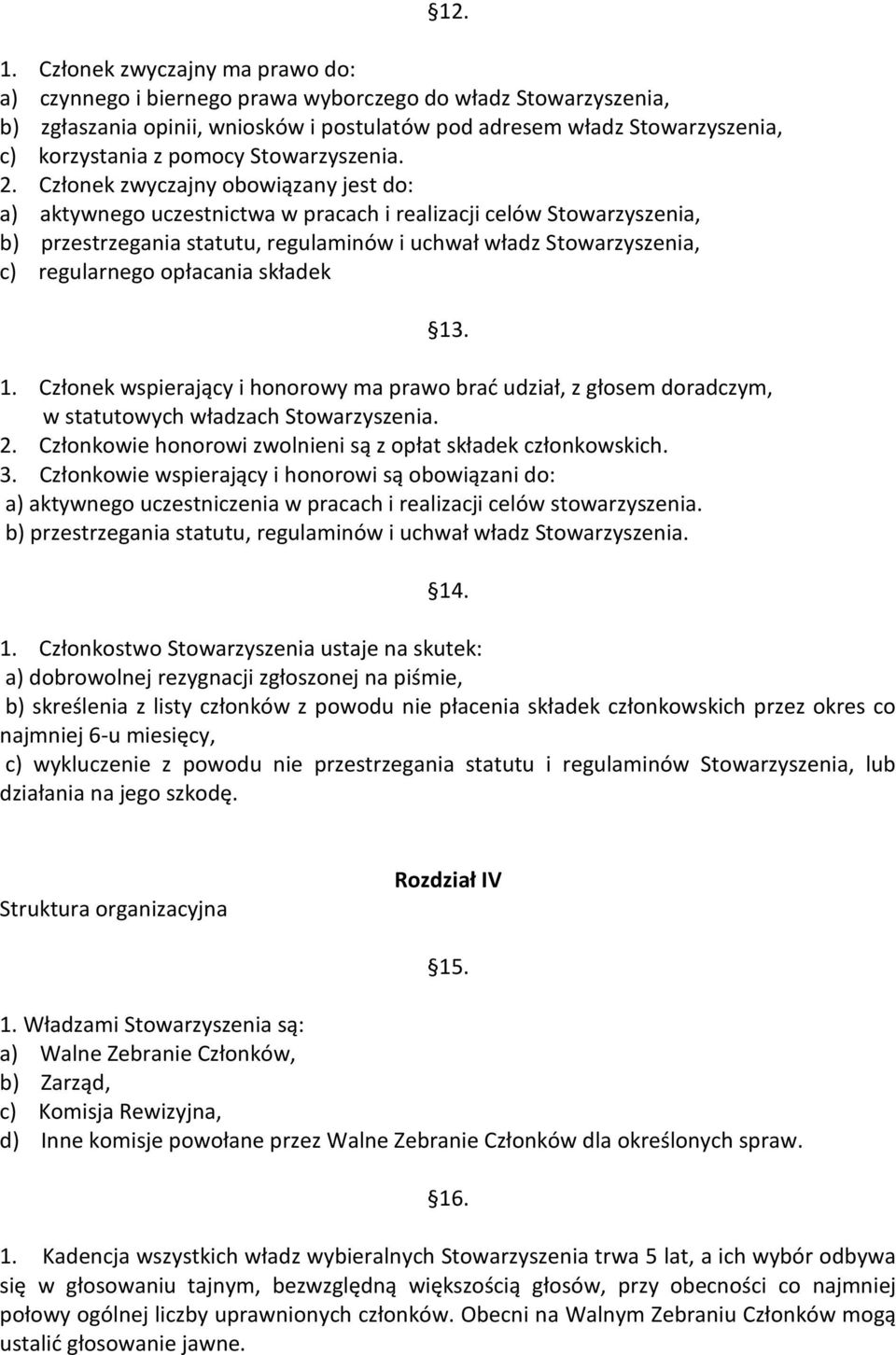 Stowarzyszenia. 2.