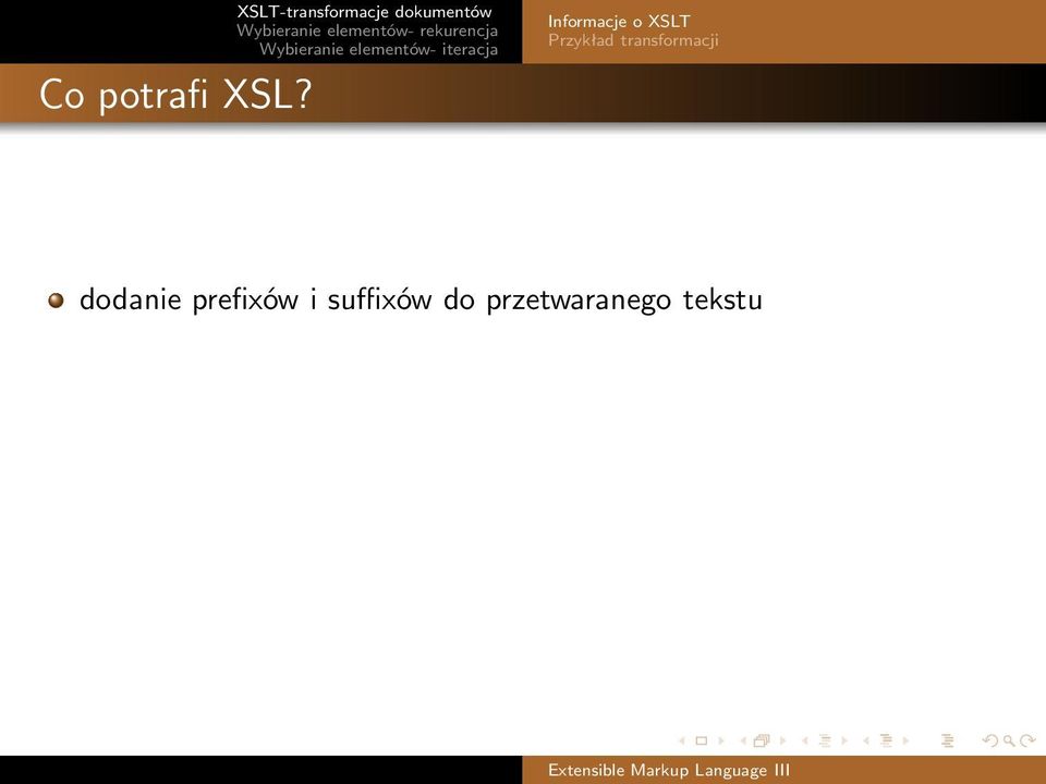 Informacje o XSLT Przykład