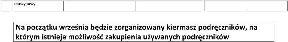 podręczników, na którym istnieje