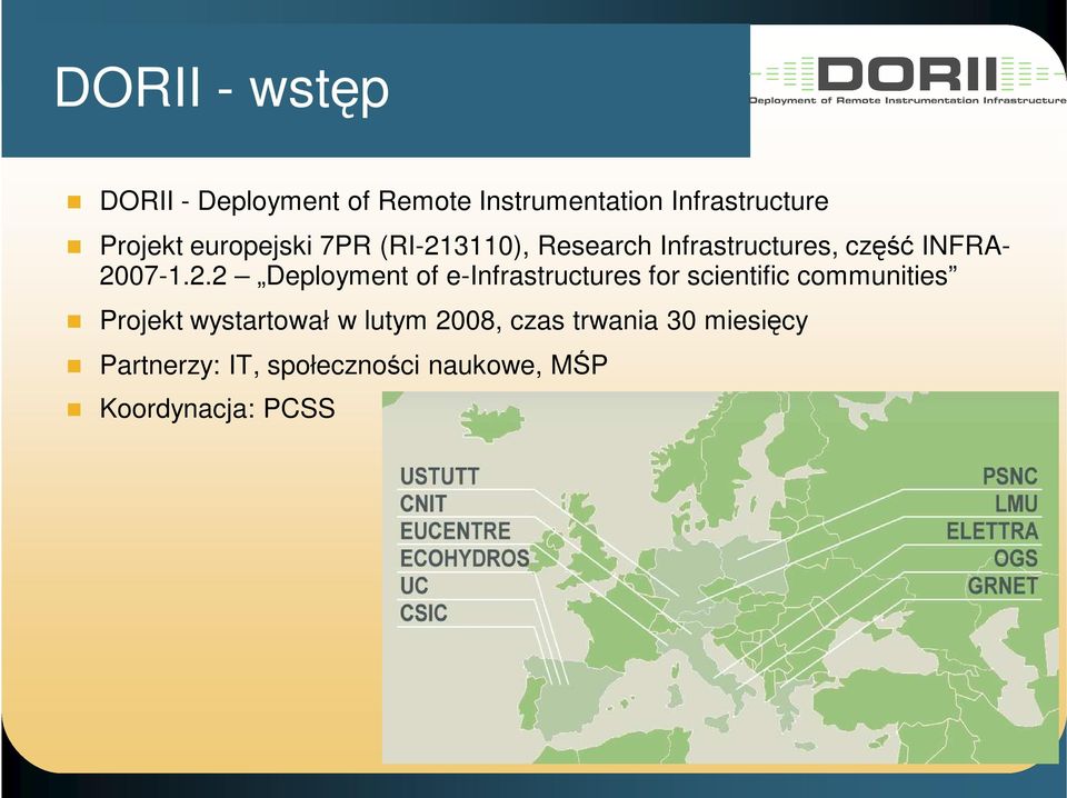 3110), Research Infrastructures, część INFRA- 20