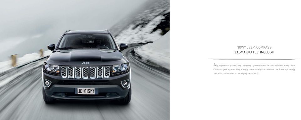 bezpieczeństwo, nowy Jeep Compass jest wyposażony w