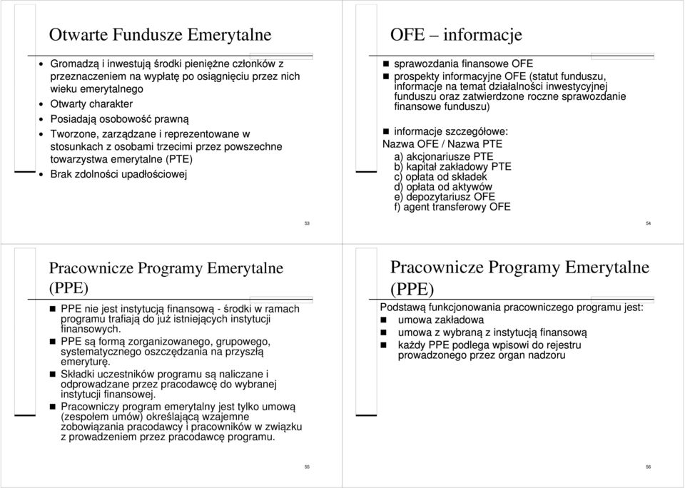 informacyjne OFE (statut funduszu, informacje na temat działalności inwestycyjnej funduszu oraz zatwierdzone roczne sprawozdanie finansowe funduszu) informacje szczegółowe: Nazwa OFE / Nazwa PTE a)