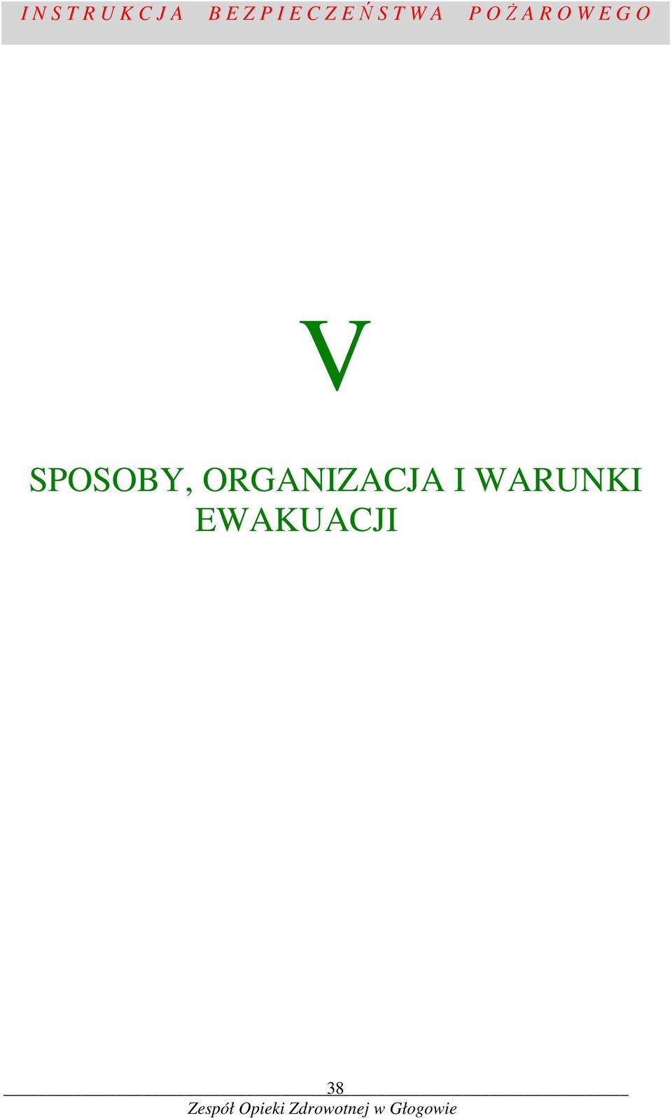 I WARUNKI