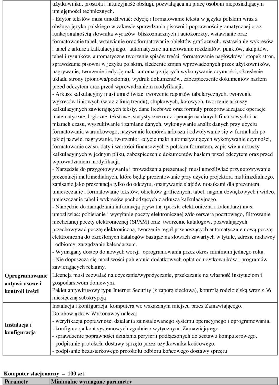 słownika wyrazów bliskoznacznych i autokorekty, wstawianie oraz formatowanie tabel, wstawianie oraz formatowanie obiektów graficznych, wstawianie wykresów i tabel z arkusza kalkulacyjnego,