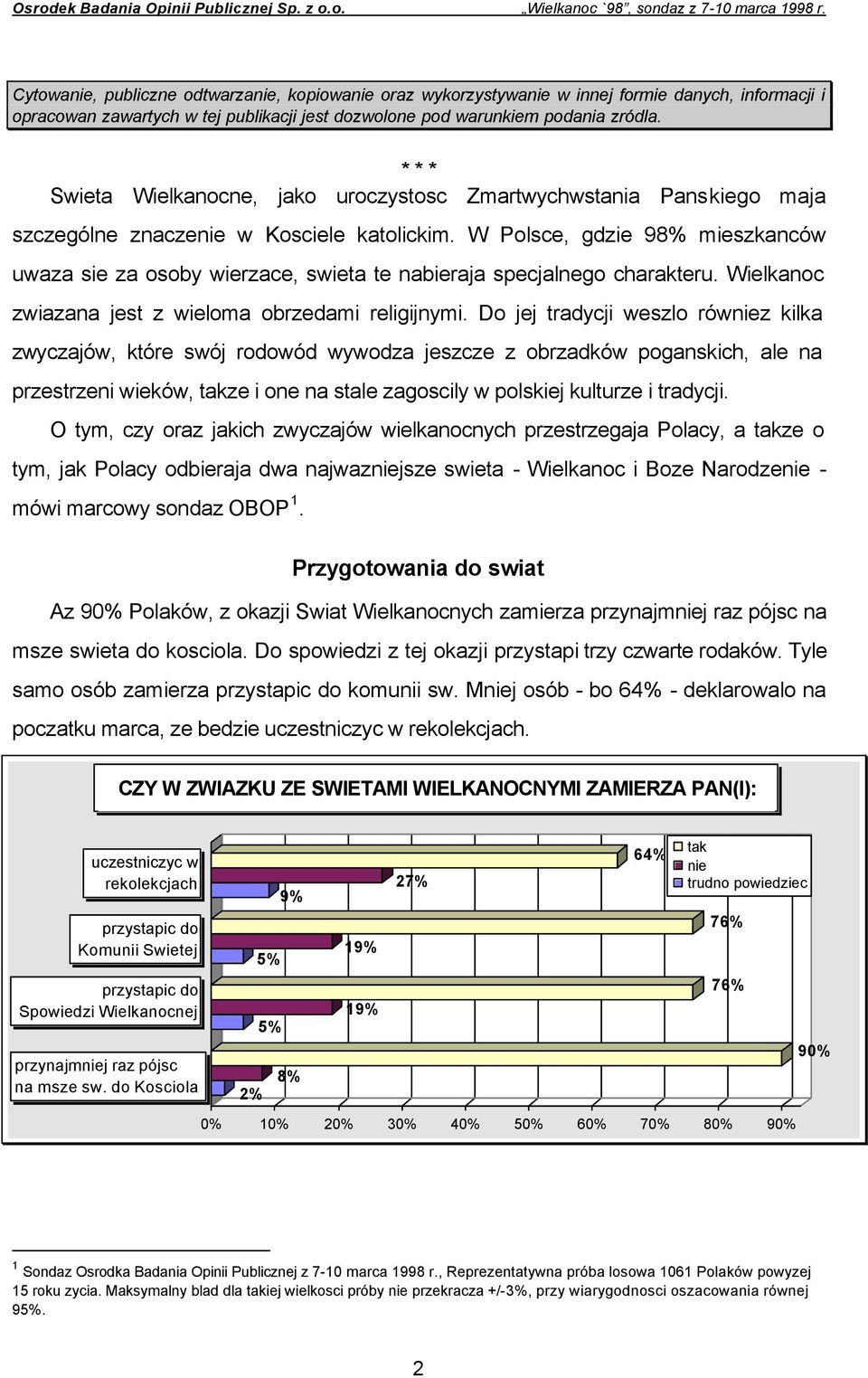 * * * Swieta Wielkanocne, jako uroczystosc Zmartwychwstania Panskiego maja szczególne znaczenie w Kosciele katolickim.