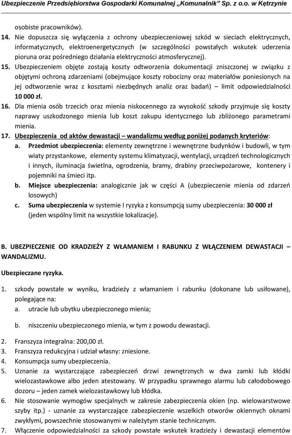 działania elektryczności atmosferycznej). 15.