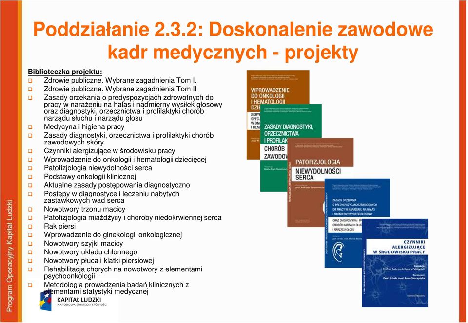 Wybrane zagadnienia Tom II Zasady orzekania o predyspozycjach zdrowotnych do pracy w narażeniu na hałas i nadmierny wysiłek głosowy oraz diagnostyki, orzecznictwa i profilaktyki chorób narządu słuchu