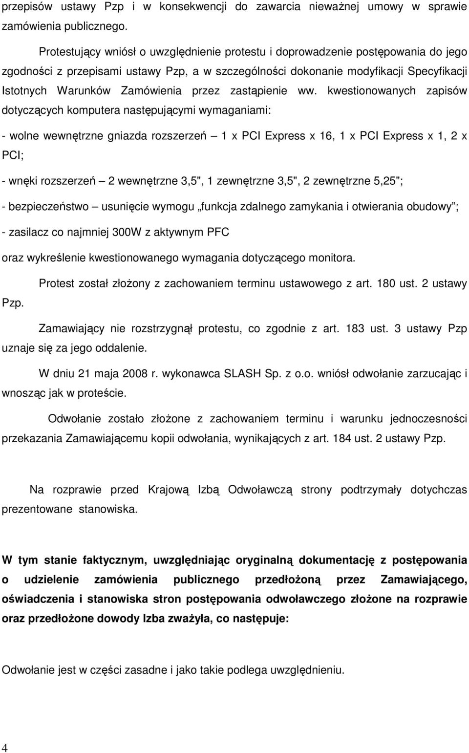 przez zastąpienie ww.