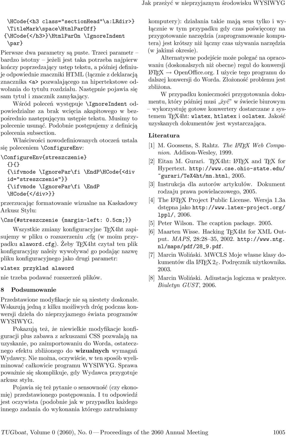 na hipertekstowe odwołania do tytułu rozdziału. Następnie pojawia się sam tytuł i znacznik zamykający.