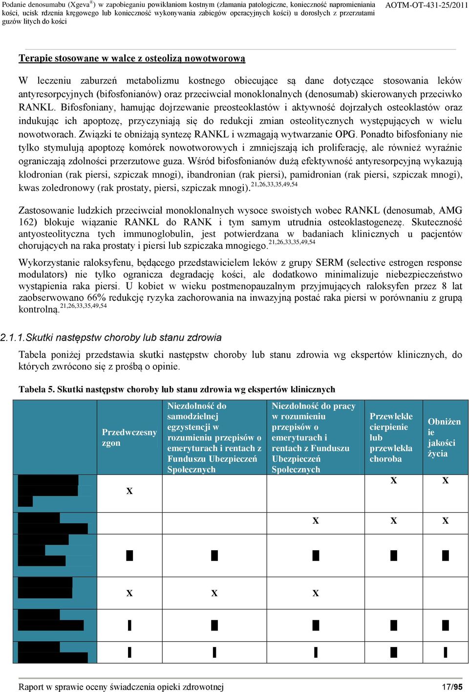 Bifosfoniany, hamując dojrzewanie preosteoklastów i aktywność dojrzałych osteoklastów oraz indukując ich apoptozę, przyczyniają się do redukcji zmian osteolitycznych występujących w wielu nowotworach.