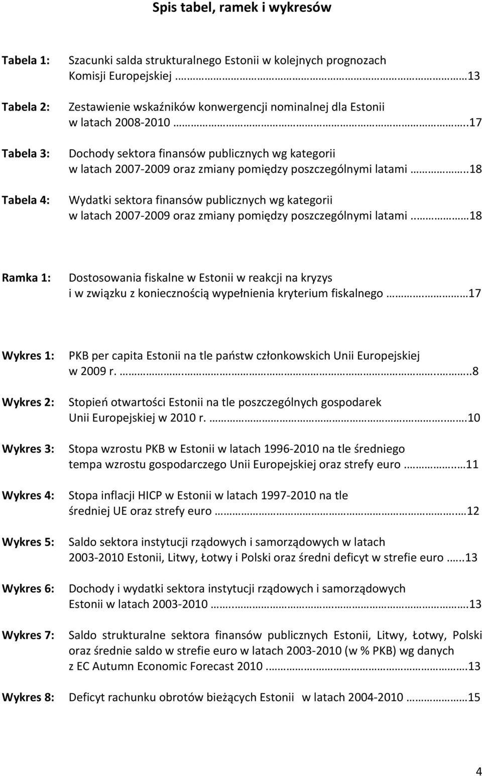 .18 Wydatki sektora finansów publicznych wg kategorii w latach 2007 2009 oraz zmiany pomiędzy poszczególnymi latami.