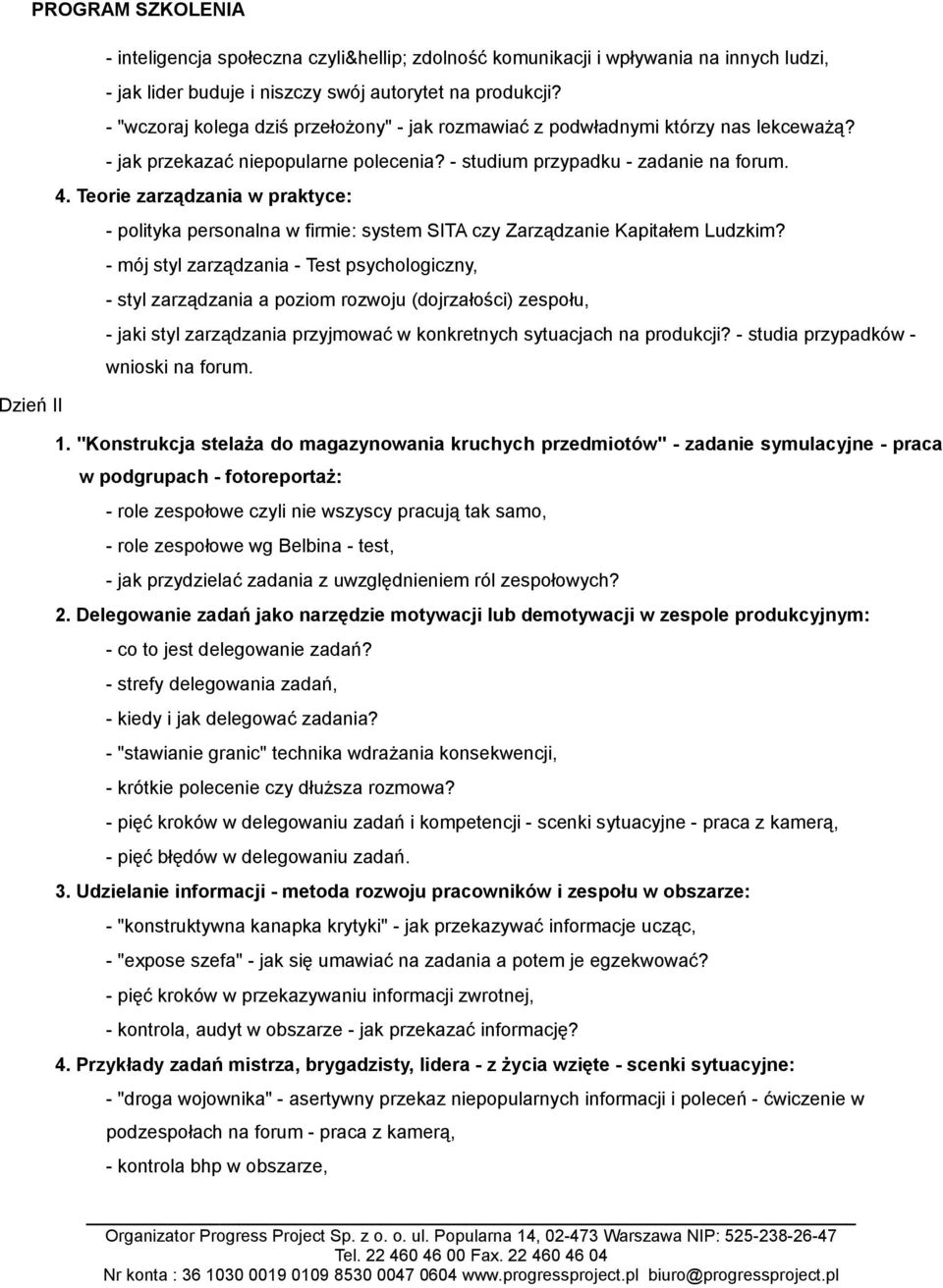 Teorie zarządzania w praktyce: - polityka personalna w firmie: system SITA czy Zarządzanie Kapitałem Ludzkim?