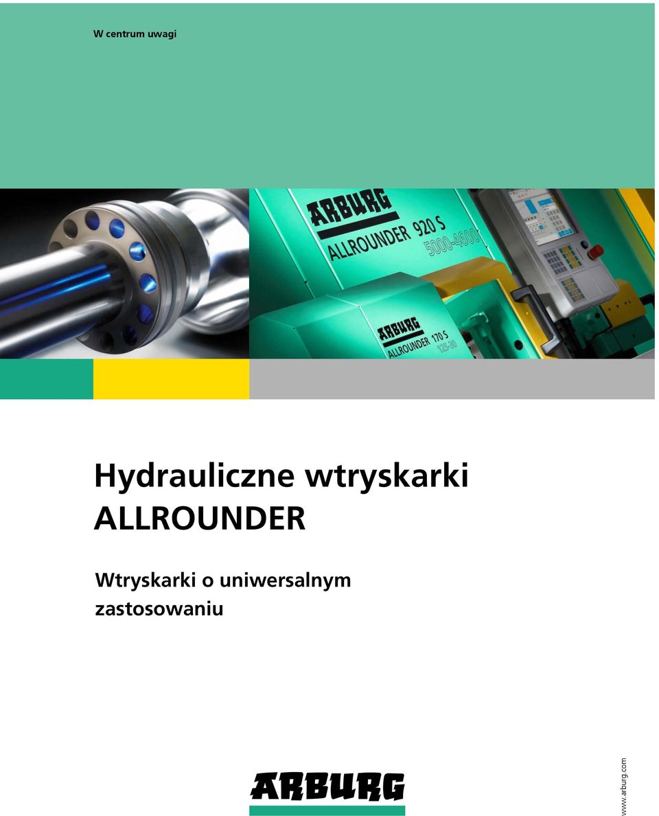 ALLROUNDER Wtryskarki o