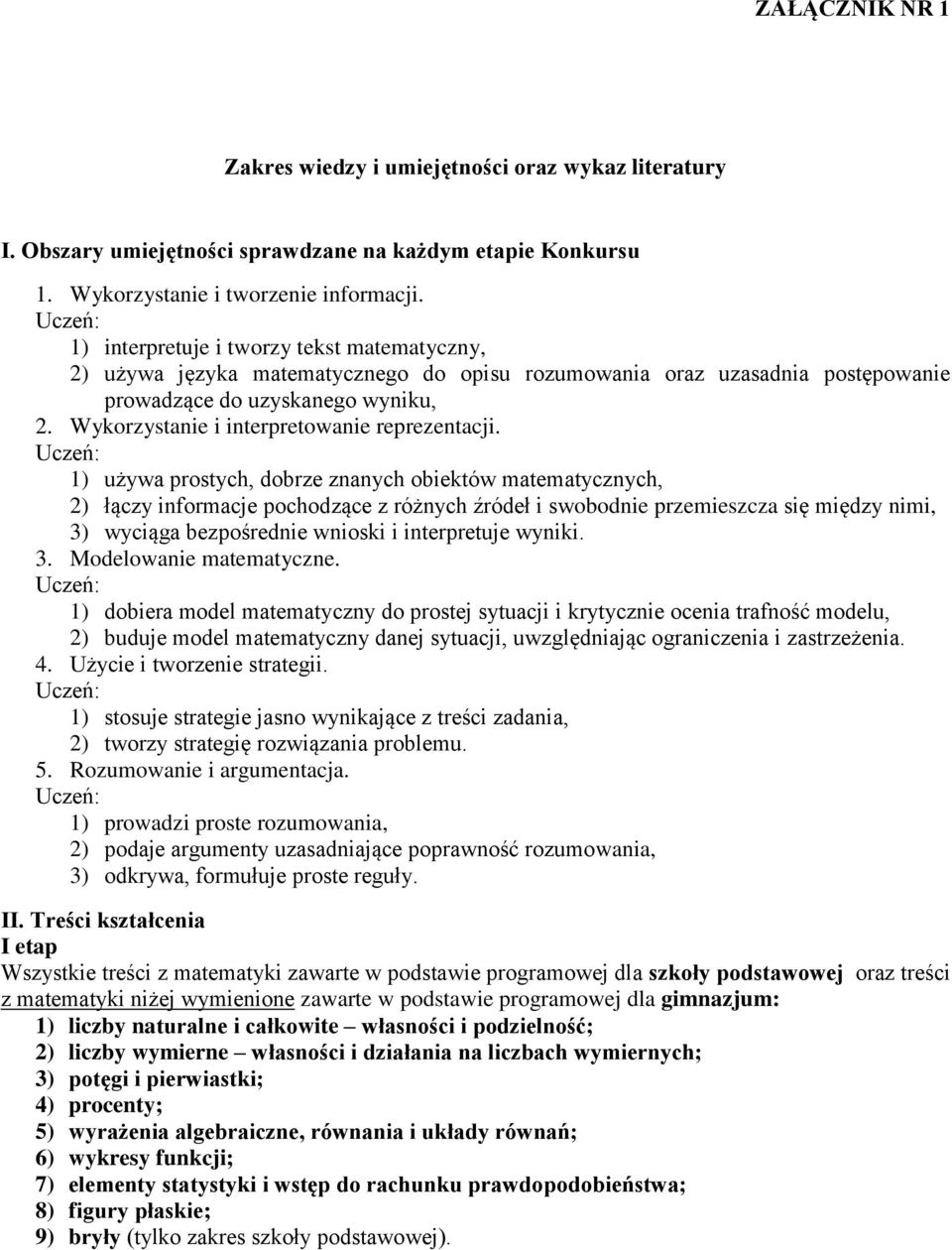 Wykorzystanie i interpretowanie reprezentacji.