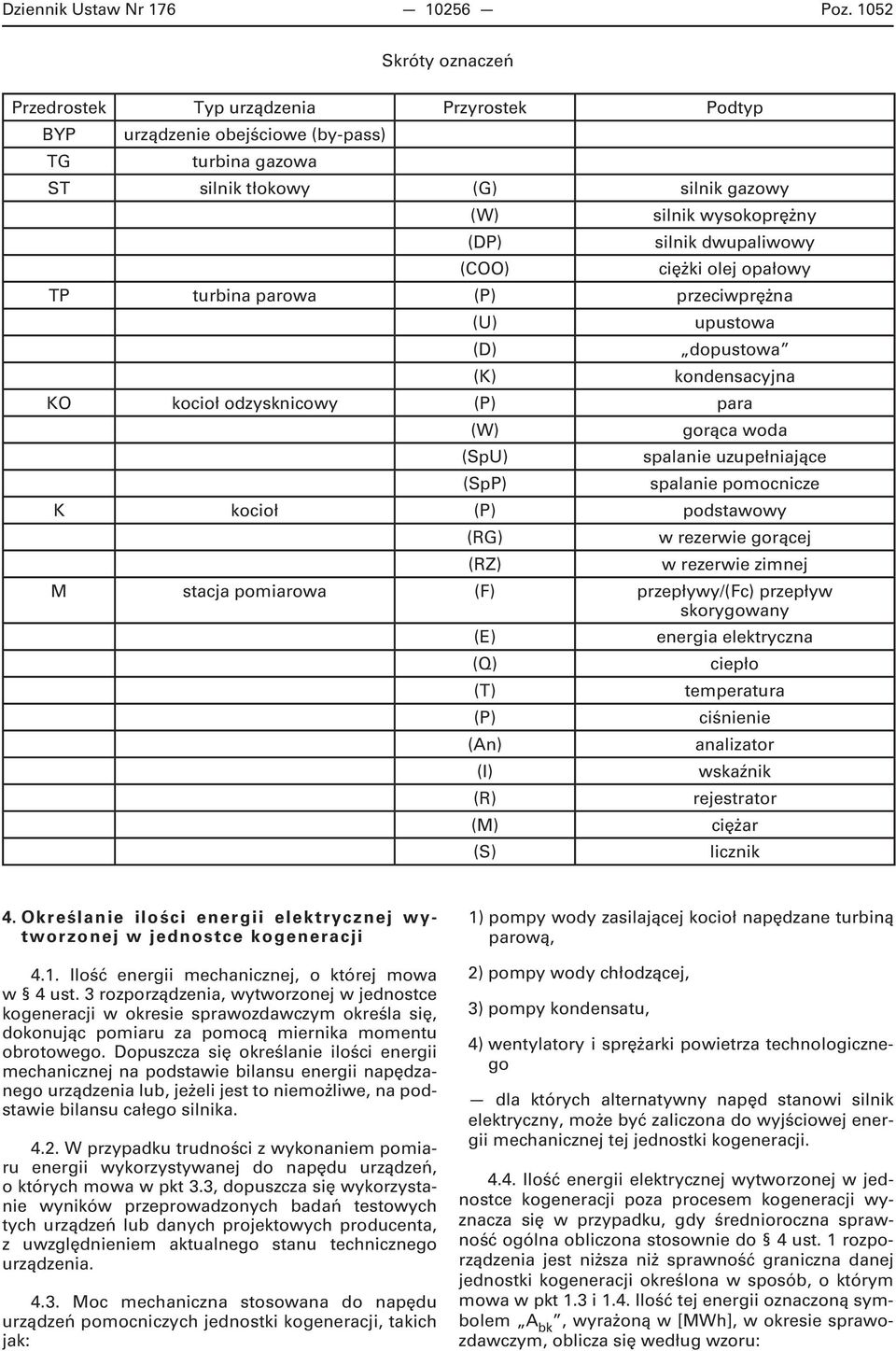 dwupaliwowy ciężki olej opałowy TP turbina parowa (P) przeciwprężna (U) (D) (K) upustowa dopustowa kondensacyjna KO kocioł odzysknicowy (P) para (W) (SpU) (SpP) gorąca woda spalanie uzupełniające