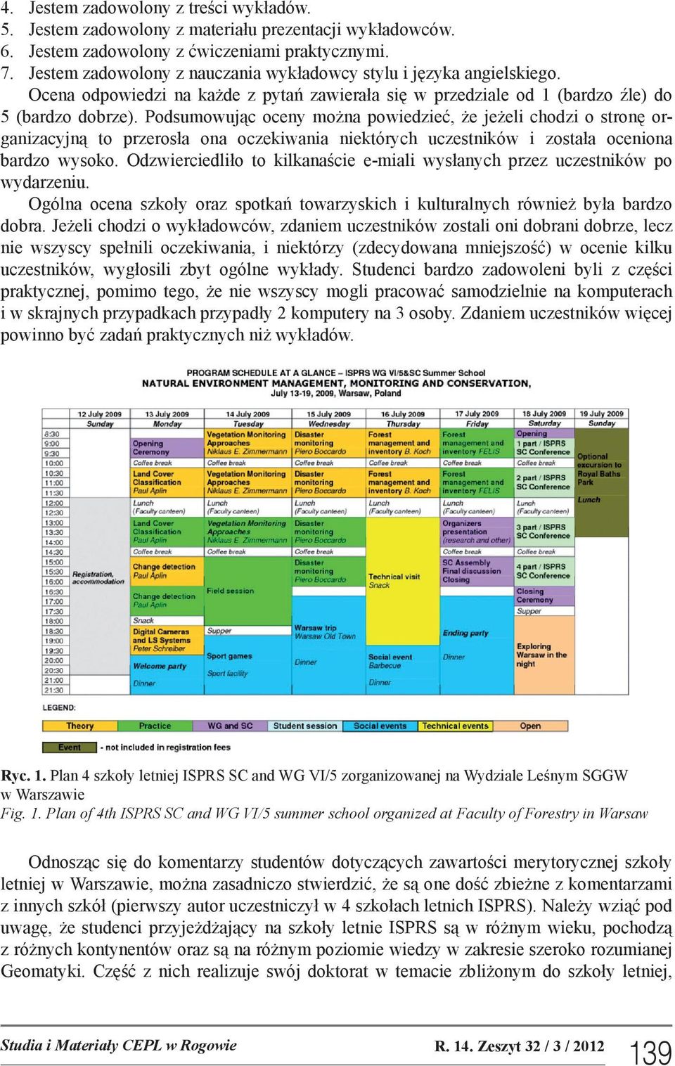 Podsumowując oceny można powiedzieć, że jeżeli chodzi o stronę organizacyjną to przerosła ona oczekiwania niektórych uczestników i została oceniona bardzo wysoko.