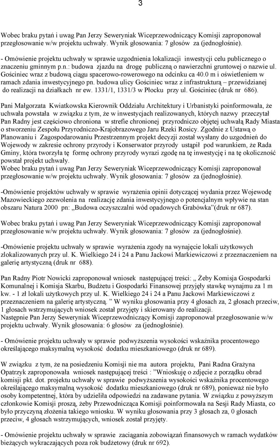 Gościniec wraz z budową ciągu spacerowo-rowerowego na odcinku ca 40.0 m i oświetleniem w ramach zdania inwestycyjnego pn.