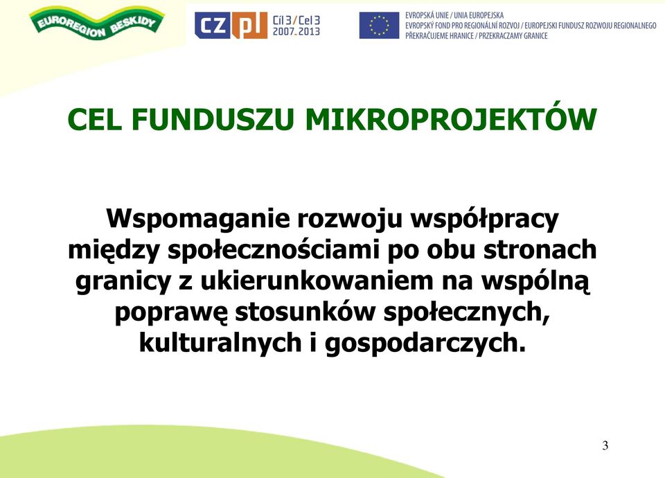 granicy z ukierunkowaniem na wspólną poprawę