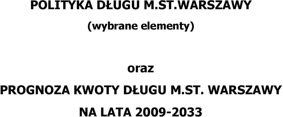 elementy) oraz PROGNOZA