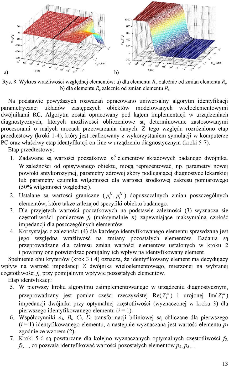 dentyfkacj parametrycznej układów zastępczych obektów modelowanych weloelementowym dwójnkam RC.