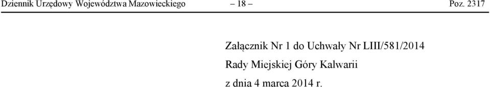 2317 Załącznik Nr 1 do Uchwały Nr