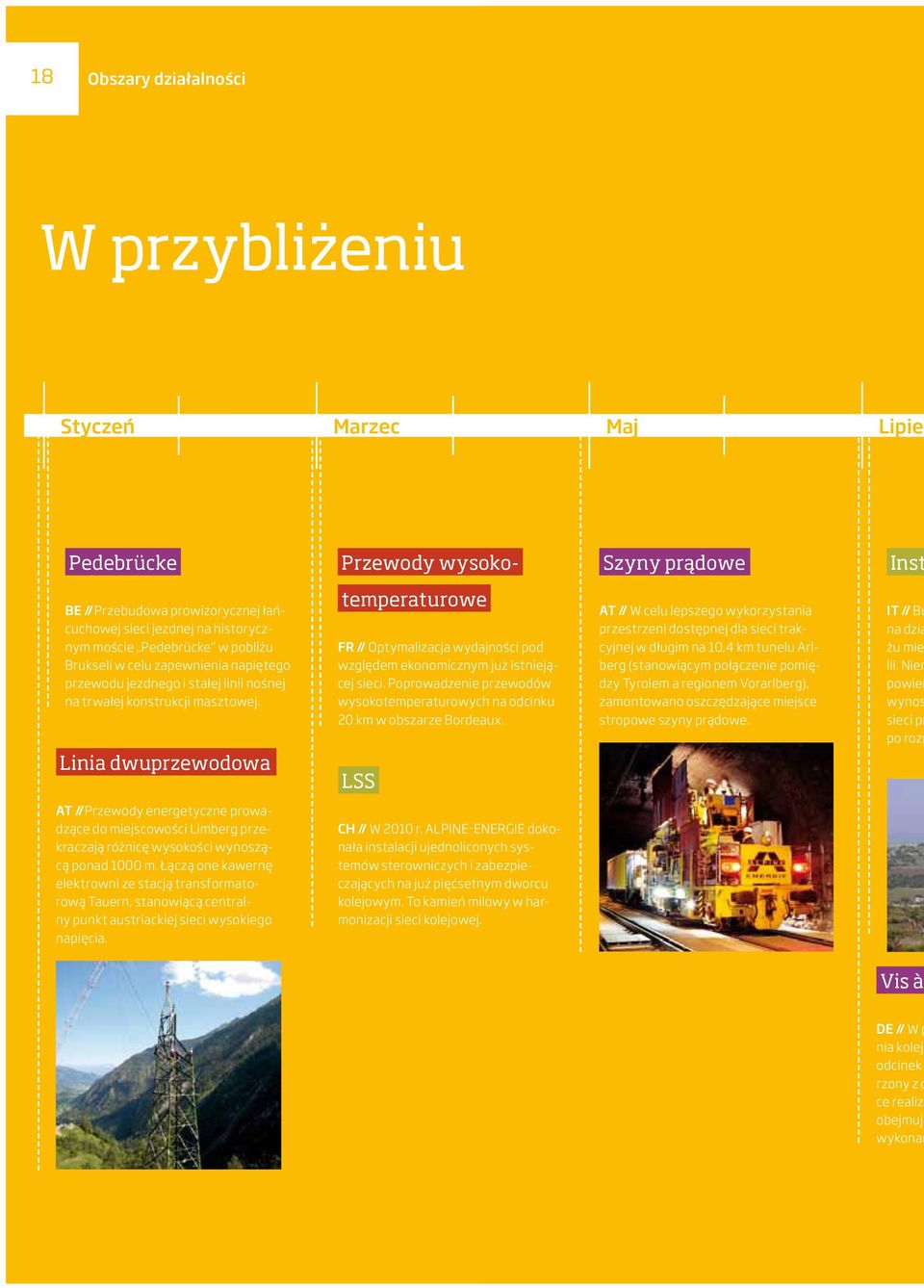 Linia dwuprzewodowa temperaturowe FR // Optymalizacja wydajności pod względem ekonomicznym już istniejącej sieci. Poprowadzenie przewodów wysokotemperaturowych na odcinku 20 km w obszarze Bordeaux.