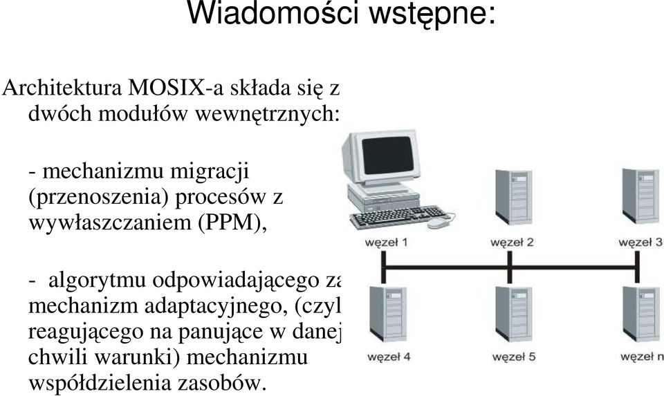 wywłaszczaniem (PPM), - algorytmu odpowiadającego za mechanizm