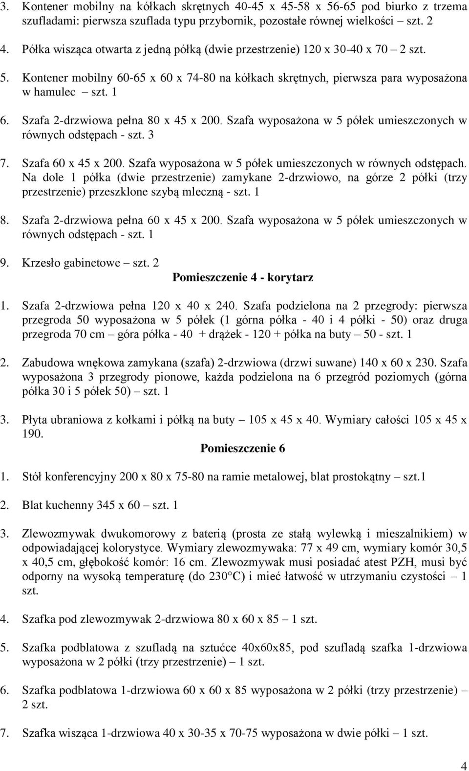 Szafa 2-drzwiowa pełna 80 x 45 x 200. Szafa wyposażona w 5 półek umieszczonych w równych odstępach 