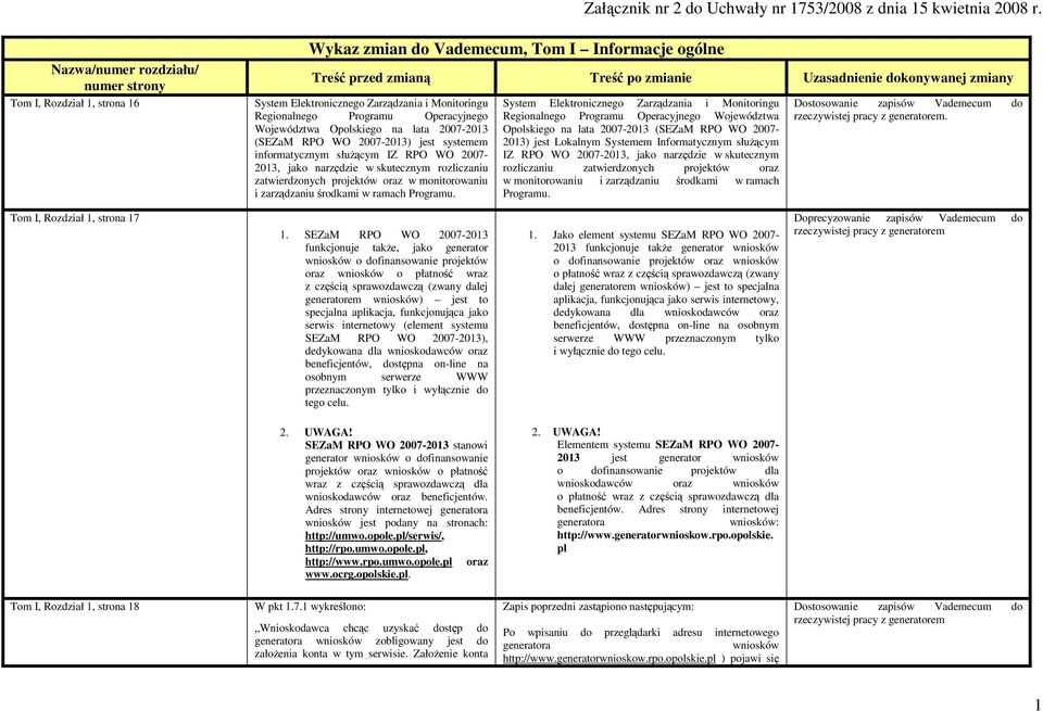 2007-2013, jako narzędzie w skutecznym rozliczaniu zatwierdzonych projektów oraz w monitorowaniu i zarządzaniu środkami w ramach Programu.