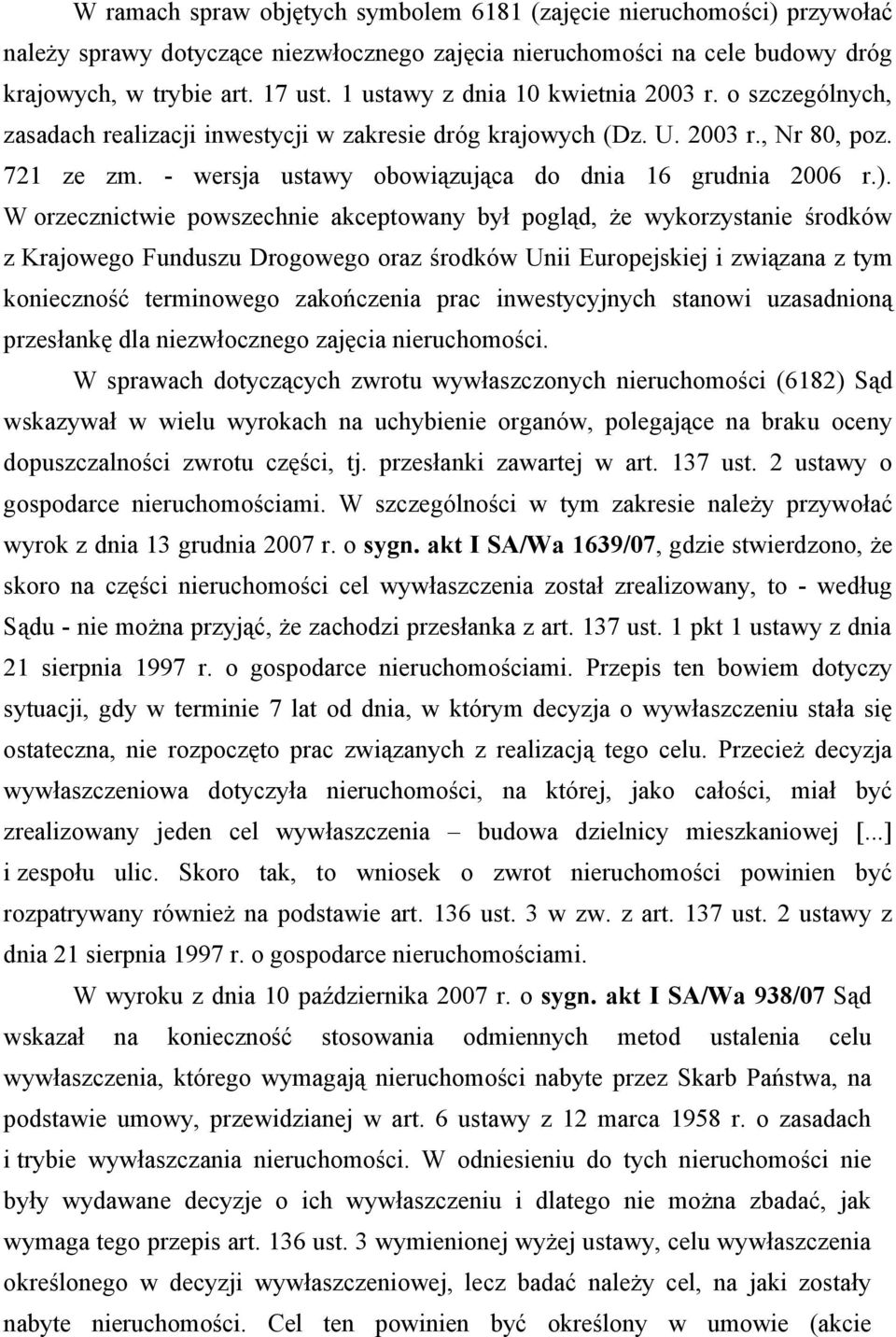 - wersja ustawy obowiązująca do dnia 16 grudnia 2006 r.).