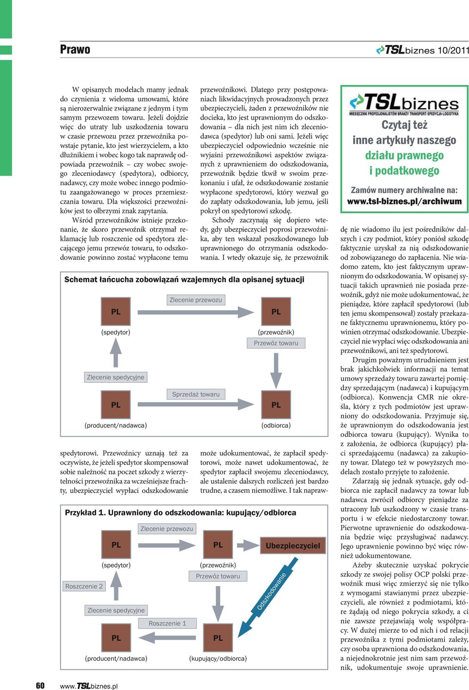 wobec swojego zleceniodawcy (spedytora), odbiorcy, nadawcy, czy może wobec innego podmiotu zaangażowanego w proces przemieszczania towaru. Dla większości przewoźników jest to olbrzymi znak zapytania.