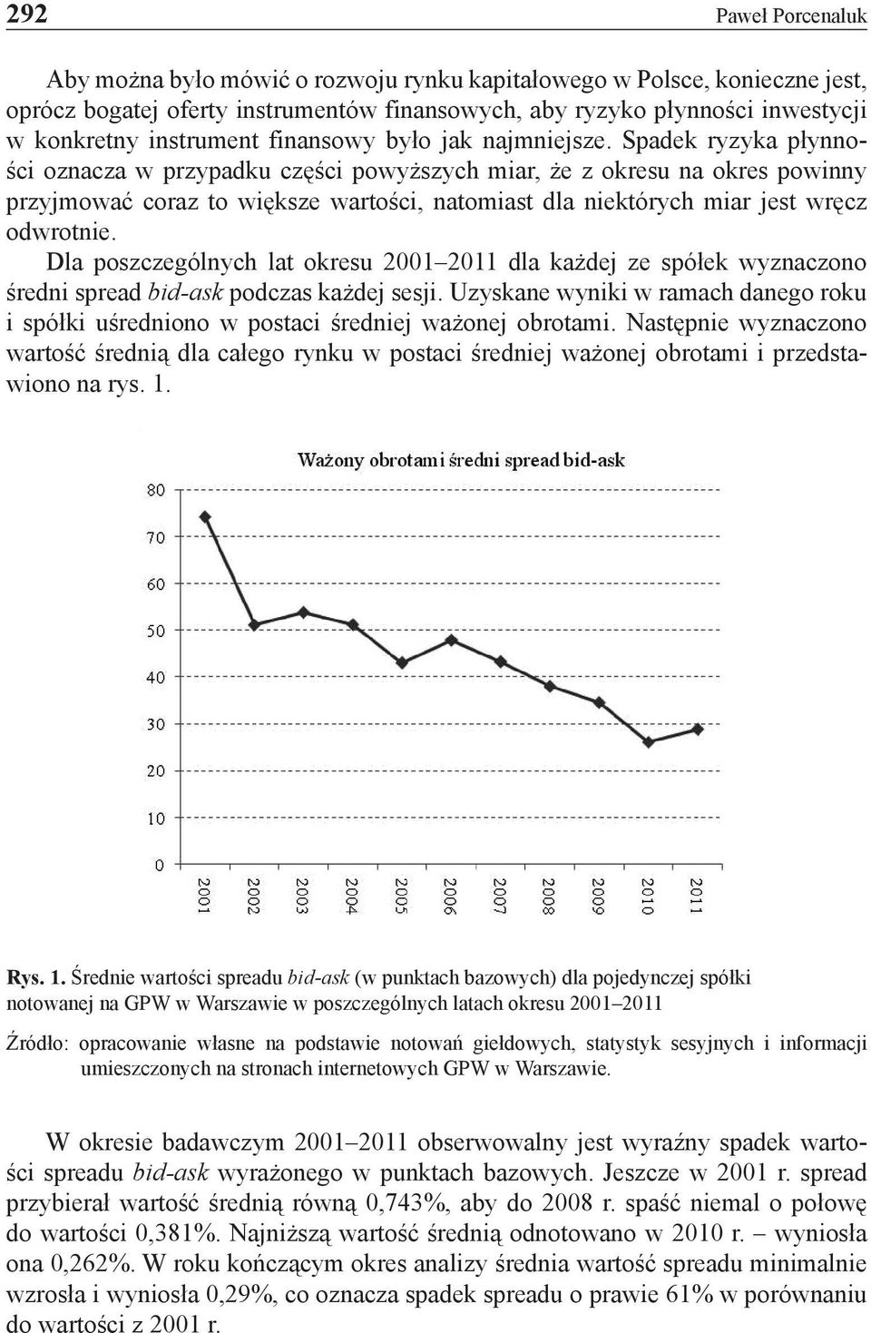 Spadek ryzyka płynności oznacza w przypadku części powyższych miar, że z okresu na okres powinny przyjmować coraz to większe wartości, natomiast dla niektórych miar jest wręcz odwrotnie.