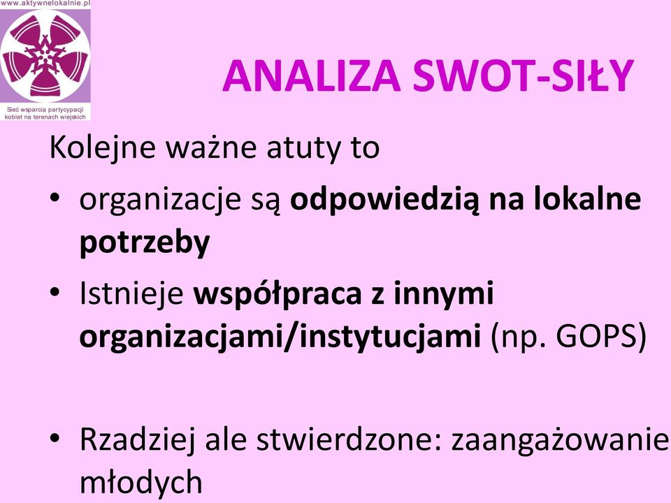 Istnieje współpraca z innymi