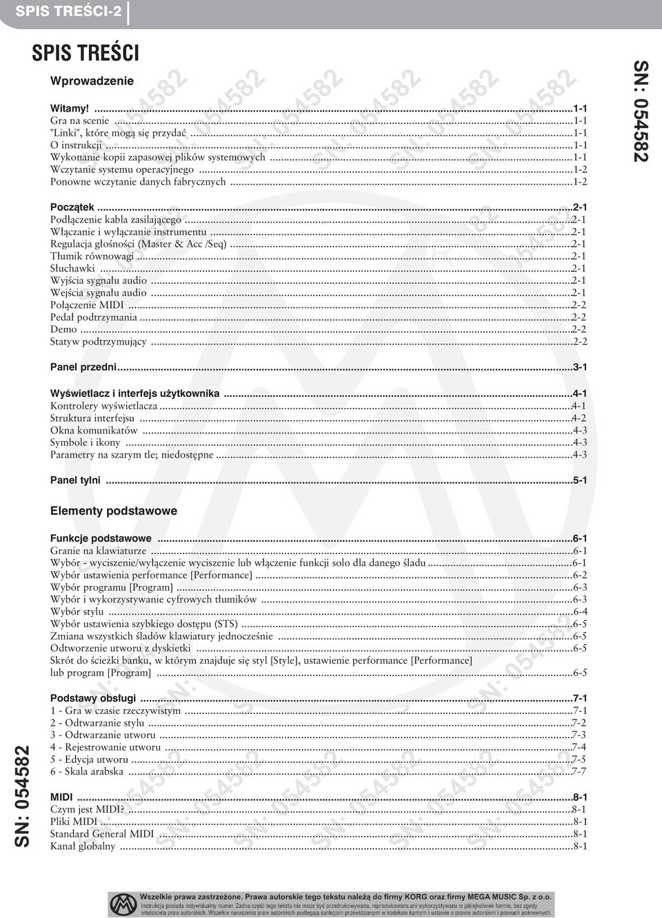 .. - Słuchawki... - Wyjścia sygnału audio... - Wejścia sygnału audio... - Połączenie MIDI... - Pedał podtrzymania... - Demo... - Statyw podtrzymujący...- Panel przedni.