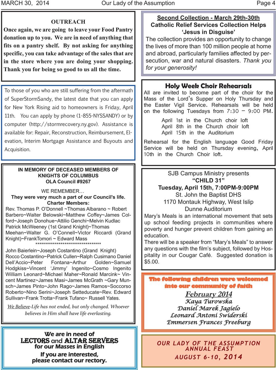 To those of you who are still suffering from the aftermath of SuperStormSandy, the latest date that you can apply for New York Rising aid to homeowners is Friday, April 11th.