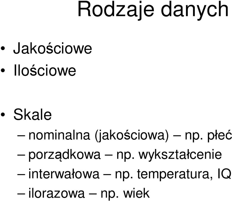 płeć porządkowa np.