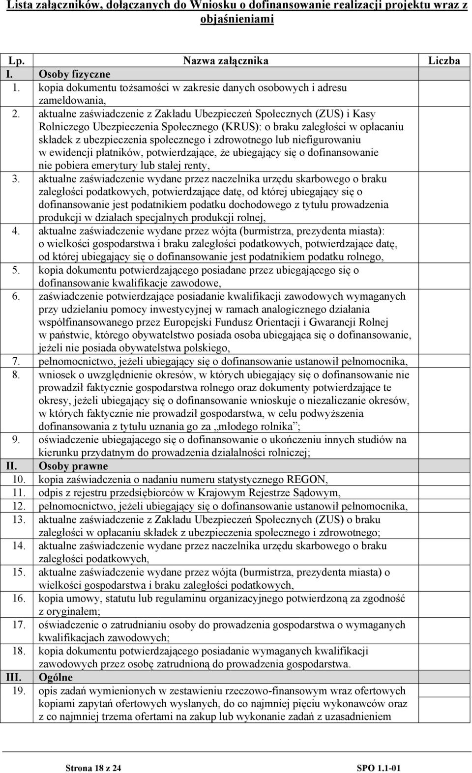 aktualne zaświadczenie z Zakładu Ubezpieczeń Społecznych (ZUS) i Kasy Rolniczego Ubezpieczenia Społecznego (KRUS): o braku zaległości w opłacaniu składek z ubezpieczenia społecznego i zdrowotnego lub