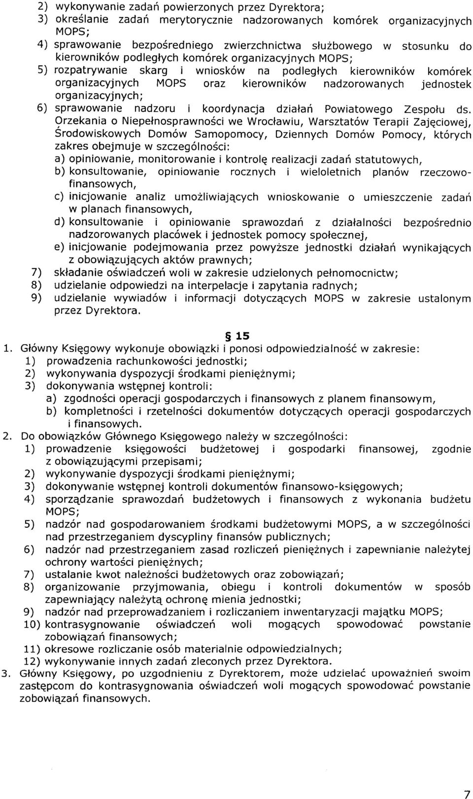 krdynacja dziatari Pwiatweg Zesplu ds. Orzekania iepelnsprawn:ici we Wrclawiu, Warsztat6w Terapii Zajqciwej, Srdwiskwych Dm6w Sampmcy, Dziennych Dm6w pmcy,- itory.