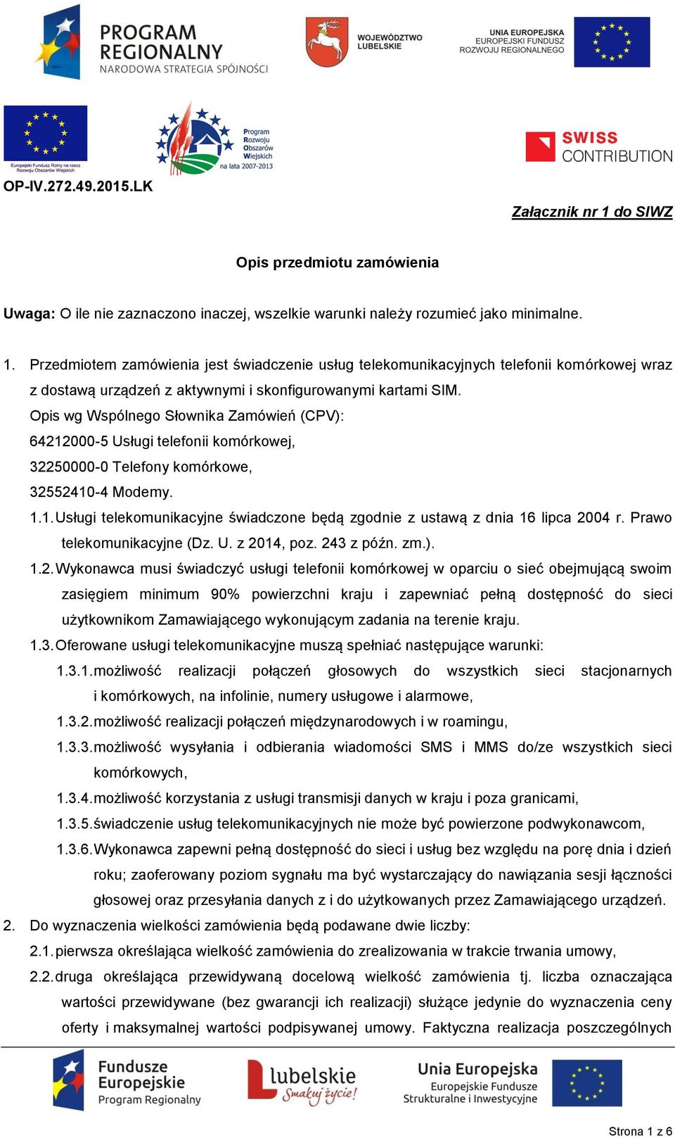 Prawo telekomunikacyjne (Dz. U. z 20