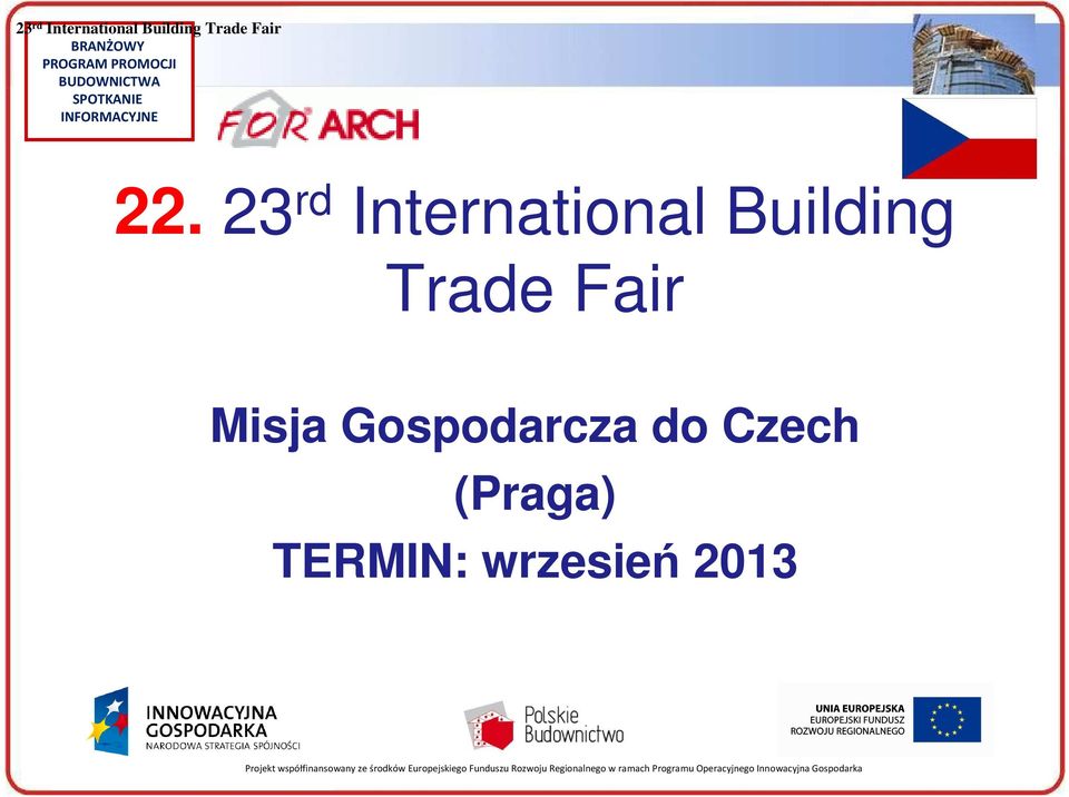 Fair Misja Gospodarcza do Czech