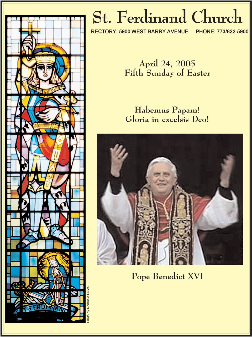 Sunday of Easter Habemus Papam!