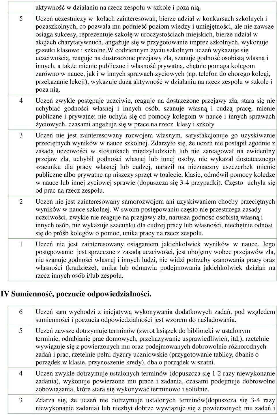 szkołę w uroczystościach miejskich, bierze udział w akcjach charytatywnuch, angaŝuje się w przygotowanie imprez szkolnych, wykonuje gazetki klasowe i szkolne.