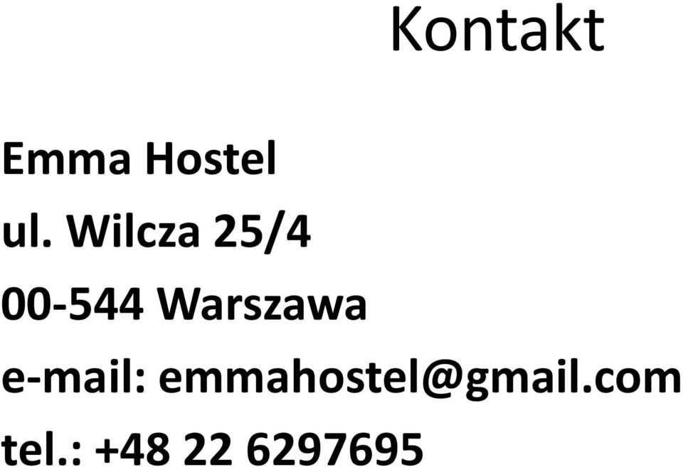 Warszawa e-mail: