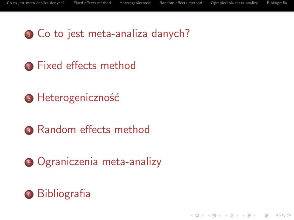 Heterogeniczność 4 Random effects