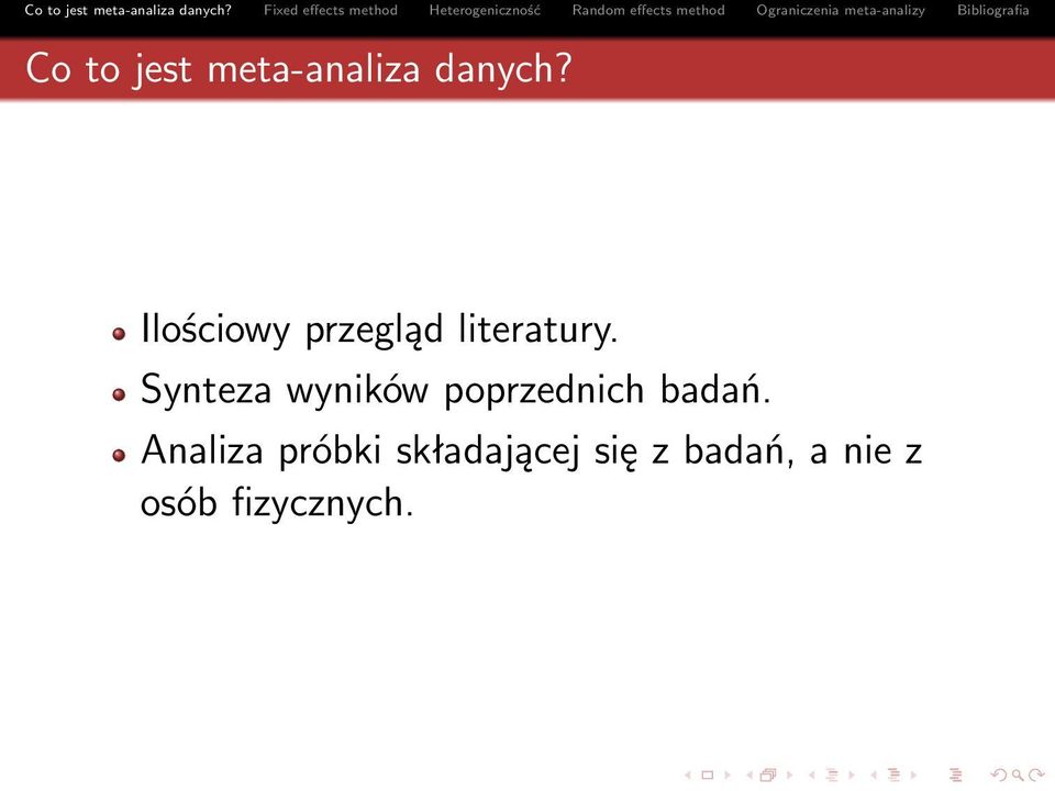 Synteza wyników poprzednich badań.